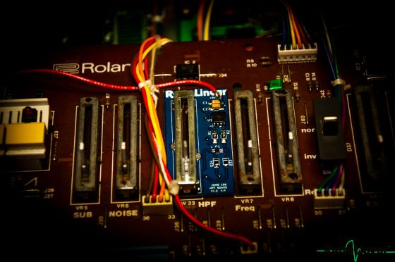 Roland JUNO 106 High Pass Filter Slider Switch